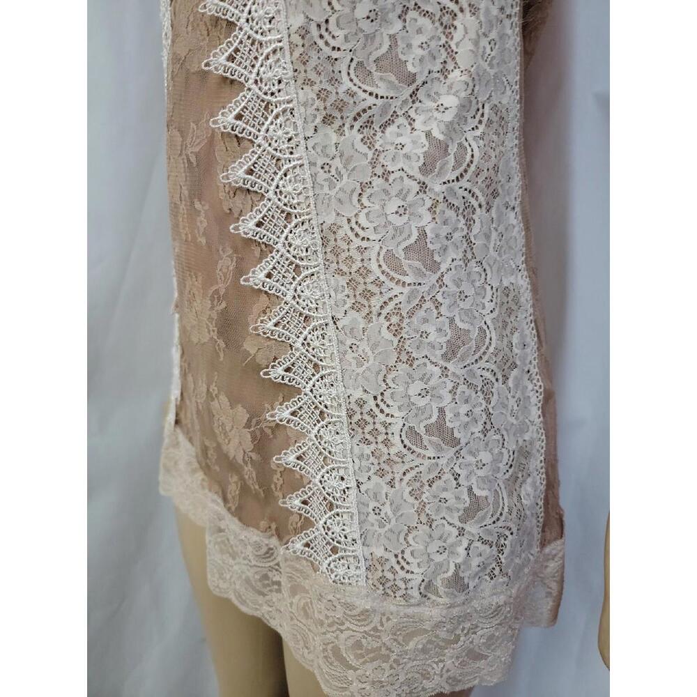 ONE OF ONE Kokholm Sisters Women's Size M Luxurious Lace Brown babydoll #B - Picture 9 of 11